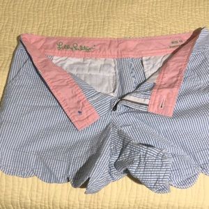 Lilly Pulitzer Buttercup shorts.  Size 10